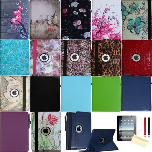 For iPad 10th 9th 8th 7th Pro 6th 5th Generation Rotating Smart Case Cover Stand