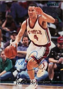 1995 Classic Basketball Rookies Autograph Edition Rick Brunson Auto Temple