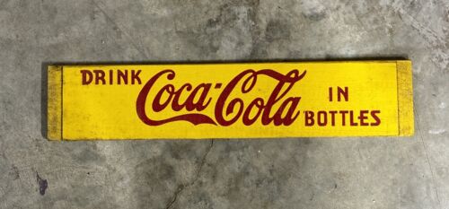 Vintage Coca-Cola Wood Crate Yellow Face New Old Stock NOS Never Assembled
