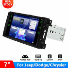 7 Inch For Jeep Dodge Chrysler Android 10.0 Plug and Play In Dash Head Unit GPS