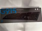 Logitech G915 LIGHTSPEED RGB Mechanical Gaming Keyboard, Low Profile GL Clicky