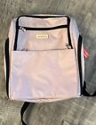 Samantha Brown Nylon Lightweight Pink Backpack Travel Bag