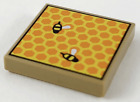 LEGO® 2x2 tile 3068bpb1489 tile honeycomb beehive beekeeper NEW