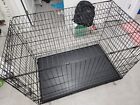 Frisco Fold & Carry Single Door Collapsible Wire Dog Crate 48