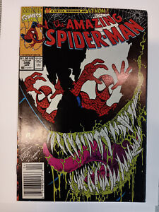 Amazing Spider-Man #346 Newsstand Erik Larsen Venom Cover Marvel Comics 1991