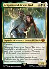 MTG Lord of the Rings *FOIL* M Aragorn and Arwen, Wed #0287
