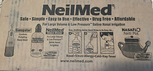 NeilMed Full Unopened box HydroPulse Nasal2 Neti Pot Sinus Rinse NasoGel Mist