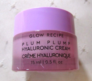 Glow Recipe Plum Plump Hyaluronic Cream-.5 oz./ 15 ml. & 2 free gifts