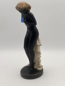 Vintage Alexander Backer ABCO Standing Nude Chalk Ware Figure Made In USA