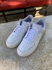 Nike Men's Air Force 1 Low Athletic Shoes Triple White CW2288-111 Size 13 Used