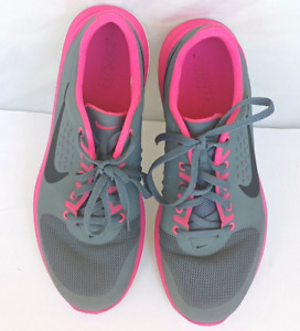 Nike Womens FitSole  Lite Run / Pink Gray Running Shoes Sneakers Size 8.5