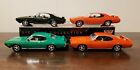 Lot of 4 Motor Max 1969 Pontiac GTO The Judge Diecast Collection 1:24 New In Box