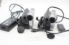 New ListingV x2 Vintage Sony Handycam DCR-HC27E Digital Camcorder W/ Mains etc WORKING