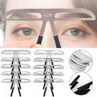 One Step Perfect Eyebrow Stamp Shaping Kit Eye Brow Stencils Definer Makeup Set+