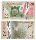 2021 Mexico 20 Pesos P133 UNC Polymer note >>> 6 January <<< Augmented Reality