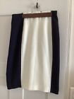 Ann Taylor Pencil Skirt, Size 2, Black And Ivory