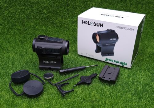 Holosun Elite Green Dot Sight 1x20mm 65 MOA Circle/ 2 MOA Dot - HE503CU-GR