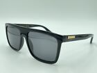 GUCCI MEN Sunglasses GG0748S 001 Gloss black; Gray AUTHENTIC ITALY