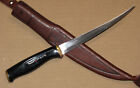 Normark Fiskars 1967 Finland fillet knife & leather sheath