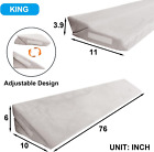 New ListingKing Size Bed Wedge Pillow for Headboard Adjustable Bed Gap Filler Foam Sleeping