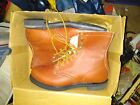 Makitrel Carolina Men's Size 11 Leather Work Boots USA Open Box Oil Resist Soles