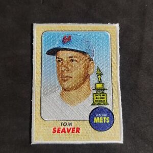2021 Topps Series 1 Baseball CLOTH Patch Card Tom Seaver 1968 Rookie Cup