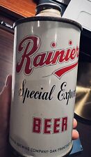 Rare 1940's Rainier Special Export Cone top Beer Can - EX condition!