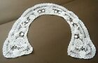 OLD Antique Brussels lace Collar combo Duchesse lace all hand done