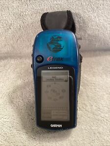 🔥Works Great🔥 2001 Garmin eTrex Legend GPS Blue Handheld Personal Navigator A