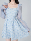 Sweet Fairy Dress Women  Summer Ruffles Chiffon Elegant Korean Style Mini Dress