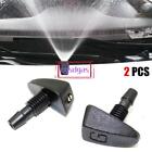 2x Universal Car SUV Windscreen Water Spray Jets Washer Nozzle Accessories US (For: More than one vehicle)