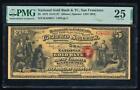 1872 $5 NATIONAL GOLD BANK NOTE - SAN FRANCISCO PMG25 VF+ CH#1994