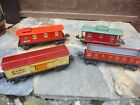Lionel 2677, 2679, 2682 & 607 Pre War Tin Train Cars