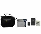 Canon ZR800 MiniDV Camcorder Bundle With Carry Bag New Battery Tested & Working
