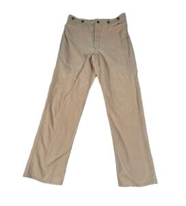 CLASSIC OLD WEST STYLES Pants Size 36 Western Frontier Button Fly Cowboy Beige