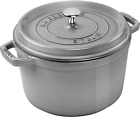 Staub Cast Iron 5-Qt Tall Cocotte - Graphite, Made in France