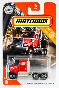 2020 Matchbox #4 Western Star® 49x Day Cab Tractor RED | FSC