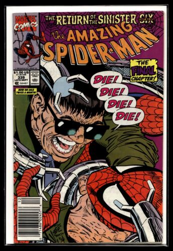 1990 Amazing Spider-Man #339 Newsstand Marvel Comic