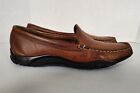 Allen Edmonds Shoes Eldorado Brown Bison Leather Slip On Driving Loafers 9.5