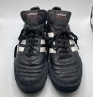 Adidas Mundial Goal Black White Indoor Soccer Shoes Mens Sz 8.5 Gum Sole 019310