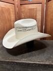 Cody James Men’s White 15X Bangora Coated Straw Western Hat Cowboy Hat 7 5/8