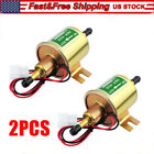 2 Packs Electric Fuel Pump HEP-02A Universal Inline Low Pressure Gas Diesel 12V