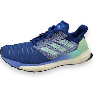Adidas Solarboost Womens Size 8.5 Blue Teal Athletic Running Shoes