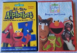 Sesame Street - All Star Alphabet Elmos World Penquin and Friends (DVD, 2005)