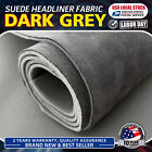 Dark Grey Suede Headliner Fabric Material 60