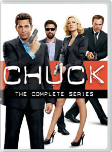 Chuck The Complete Seasons 1-5 DVD (23-Discs Box Set) Zachary Levi New No slipco