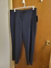 Women's Sag Harbor Navy Stretch Pants - 16P - The Slimming Solution - New w/Tags