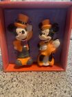 Mickey and Minnie Mouse Halloween Set of 2 Ceramic Salt and Pepper Shakers