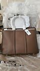 COACH Metropolitan Slim  Brief Leather Bag Messenger Brown MSRP $595