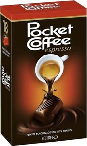 Ferrero Pocket Coffee Espresso Italy Chocolate 18 Pcs Fresh Imported 225g 7.93oz
